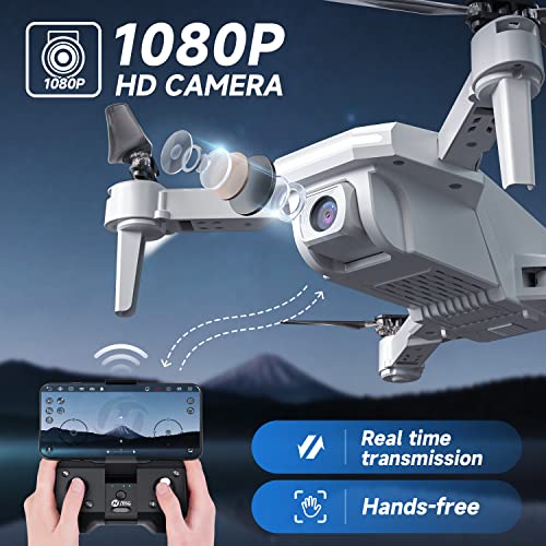 Holy-Stone-HS430-FPV-Drone-with-Camera-for-Kids-Foldable-Nano-RC-Quadcopter-with-1080P-HD-Video-for-Adults-Beginners-Toys-Gifts-with-Circle-Fly-Throw-to-Go-3-Batteries-39-Mins-Long-Flight-Time