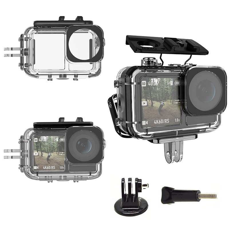Amazon | DJI Osmo Action 5 Pro 対応 防水ケース 水中撮影 潜水