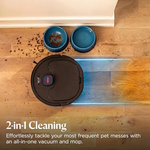 Bissell FlexClean FurForce Robot Vacuum & Mop with No Tangle Pet Brush Roll, LiDAR Navigation & Liftable Pad for Pet Hair Removal on Hard Floors & Rugs, 180min Runtime 60-Day Dust Collection, 4270L - Image 3