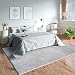 Produktbild Mia's Teppiche Olivia Wohnzimmer/Schlafzimmer Teppich - waschbar - 80x150 cm, Grau