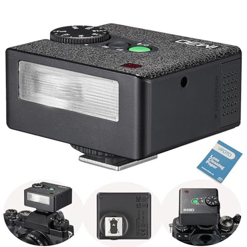 GODOX iM30 Mini Camera Flash Speedlite, GN15 CCT 6500K±200K Color Temperature On-Camera Flash for Canon Sony Nikon Fuji Olympus Camera, Recycle Time 3.6s, S1/S2 Optical Control, 7 Power Levels
