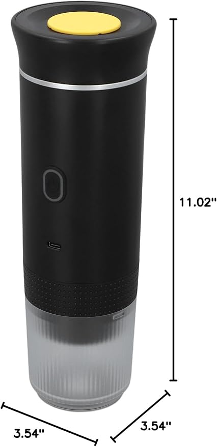 Cafetera Portátil Eléctrica 15 Bar, Compatible con Cápsulas y Café Molido miniatura 2