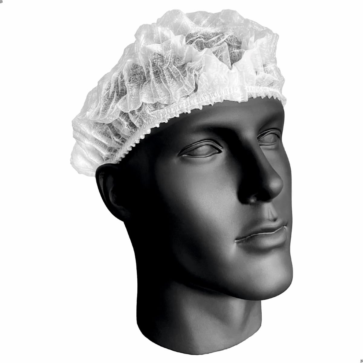 FILTRA® Disposable Bouffant Cap | Hairnet | Extra Large | 21" Stretched Length | Medical Nonwoven Quality | Double String Soft Elastic | Machine Made | Box of 100 Caps| (White) (B0CWYVMNQY) Amazon Price History, Amazon Price Tracker