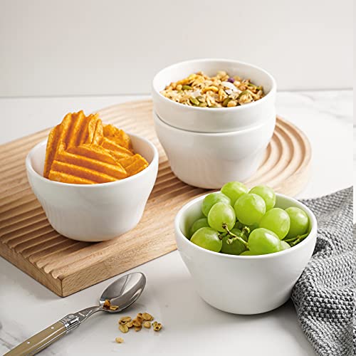 Selamica Ceramic Small Bowls Dessert Bowls 8Oz Bouillon Cups For Dessert Soup Dipping Sauce Coffee Cupping Microwave And Dishwasher Safe- Set Of 6(White) #TOP3