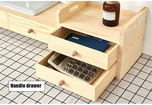 Monitor Stand Riser Houten Computer Monitor Stand, Echt Hout Computer Monitor Stand Voor Bureau Universele Dock Houder… - Image 5
