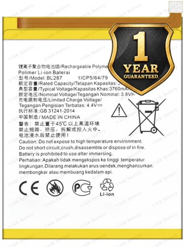 Image of Original BL287 Battery Compatible for Lenovo K5 Note (2018) (L38012) | K9 Note - (3760mAh) - 1 Year Warranty