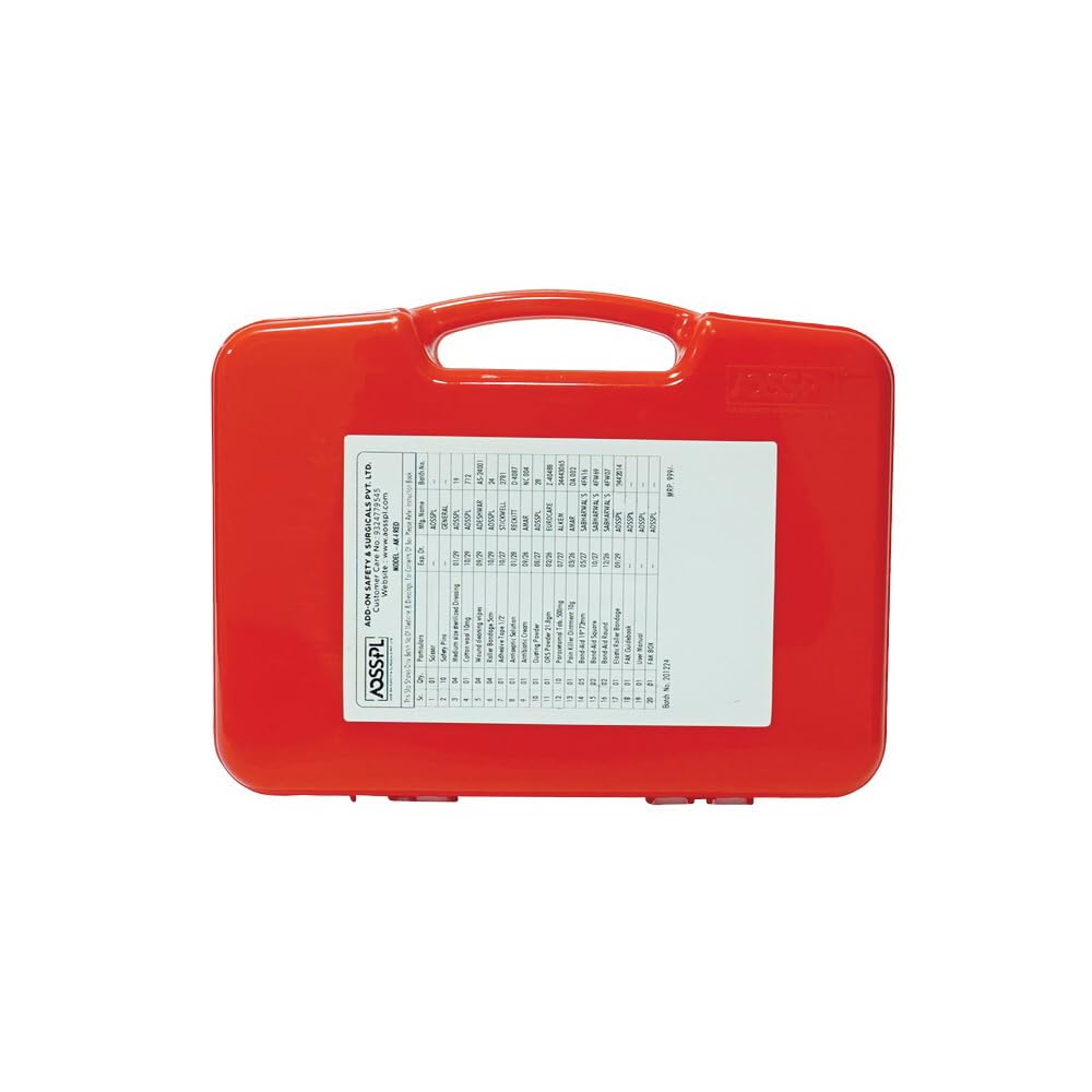 Add-on Safety First Aid Kit (with all the items inside) - AK-I - Red 2
