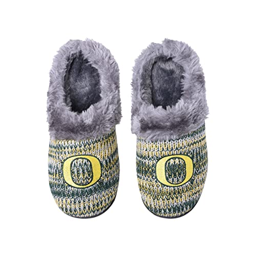 Image of FOCO Womens NHL Team Logo Peak Slide Slippers | Casual Slippers