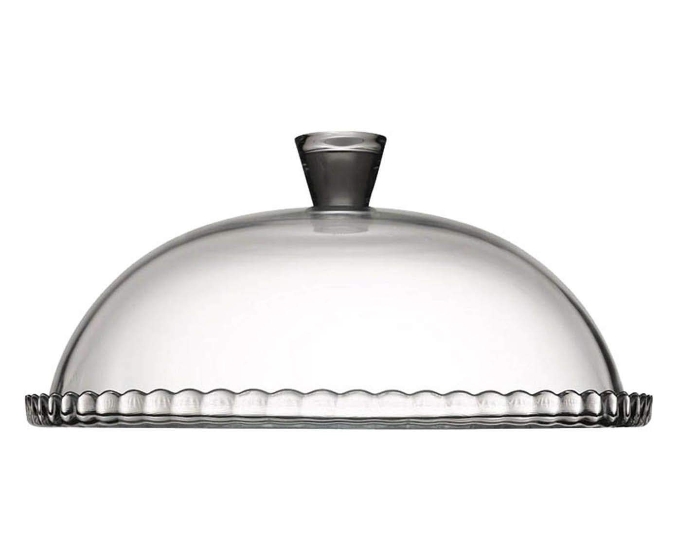SWEET HOME Plato dulces en vidrio con campana cod.2195119 cm 15h diam.32 by Varotto & Co.