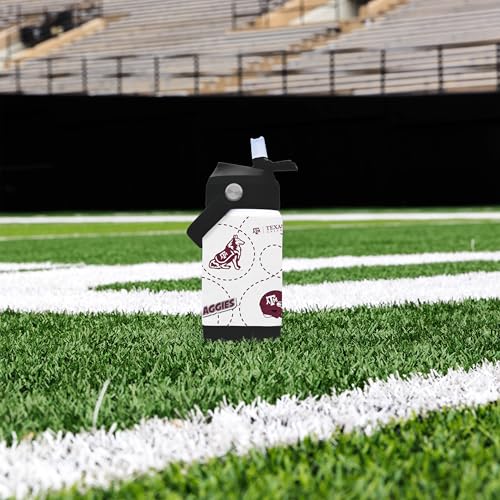 Image of Logo Brands NCAA Mascot Stainless-Steel Kids Bottle -Soft Silicone Mouthpiece, Easy To Carry, Kid-Friendly Design- Great For School & On-The-Go