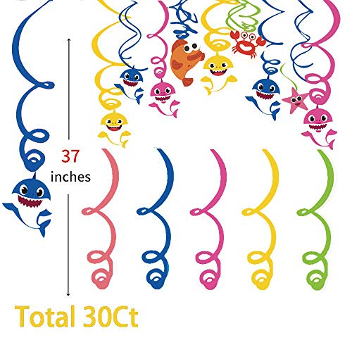 Decorazioni da appendere a forma di squalo, per