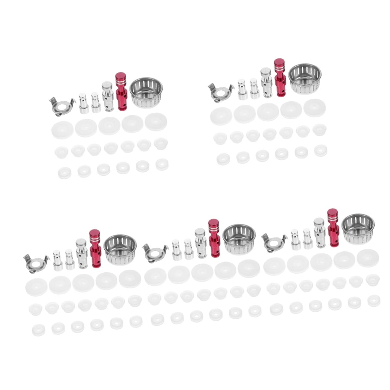 UKCOCO 5juegos Válvulas Flotantes para Ollas Presión Eléctricas Inoxidable Instalación y Accesorios De Cocina Prácticos y