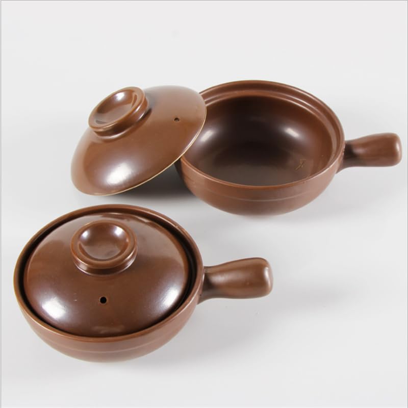 Schmortopf 650 ml, 900 ml, Auflauf, Reis, Nudeln, Brei, Milch, Suppe, Ton, Eintopf, Steingut-Kochtopf Schmortopf Mit Deckel(B 650ML)
