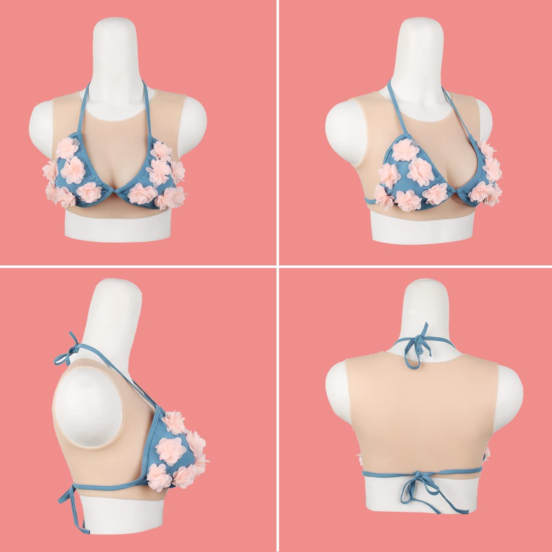 Amazon.co.jp: NZFZ シリコンバスト 人工乳房 B-Gカップ シリコン