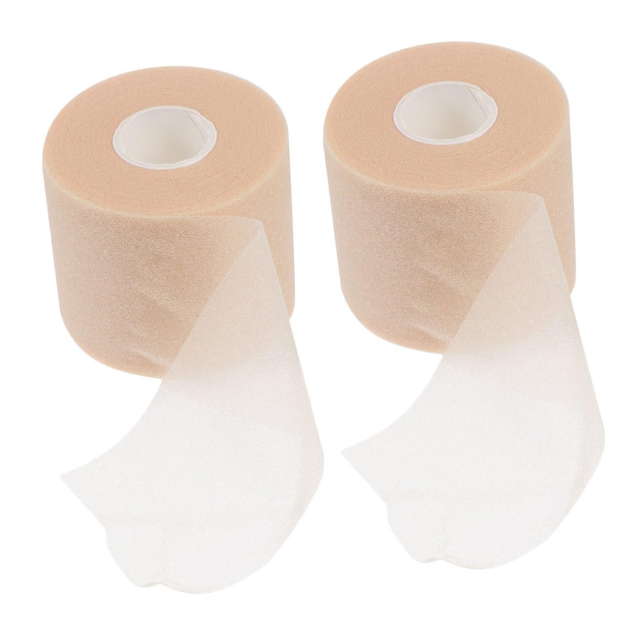 TOVINANNA 2 Rolls Sports Shock-Proof Sports Tapes Tape Athletic Sports Tape Sports Athletic Tape Self- Sponge Khaki