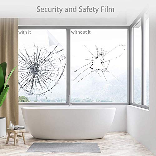 Vinilo para ventana transparente de seguridad 0.1mm 4Mil miniatura 4