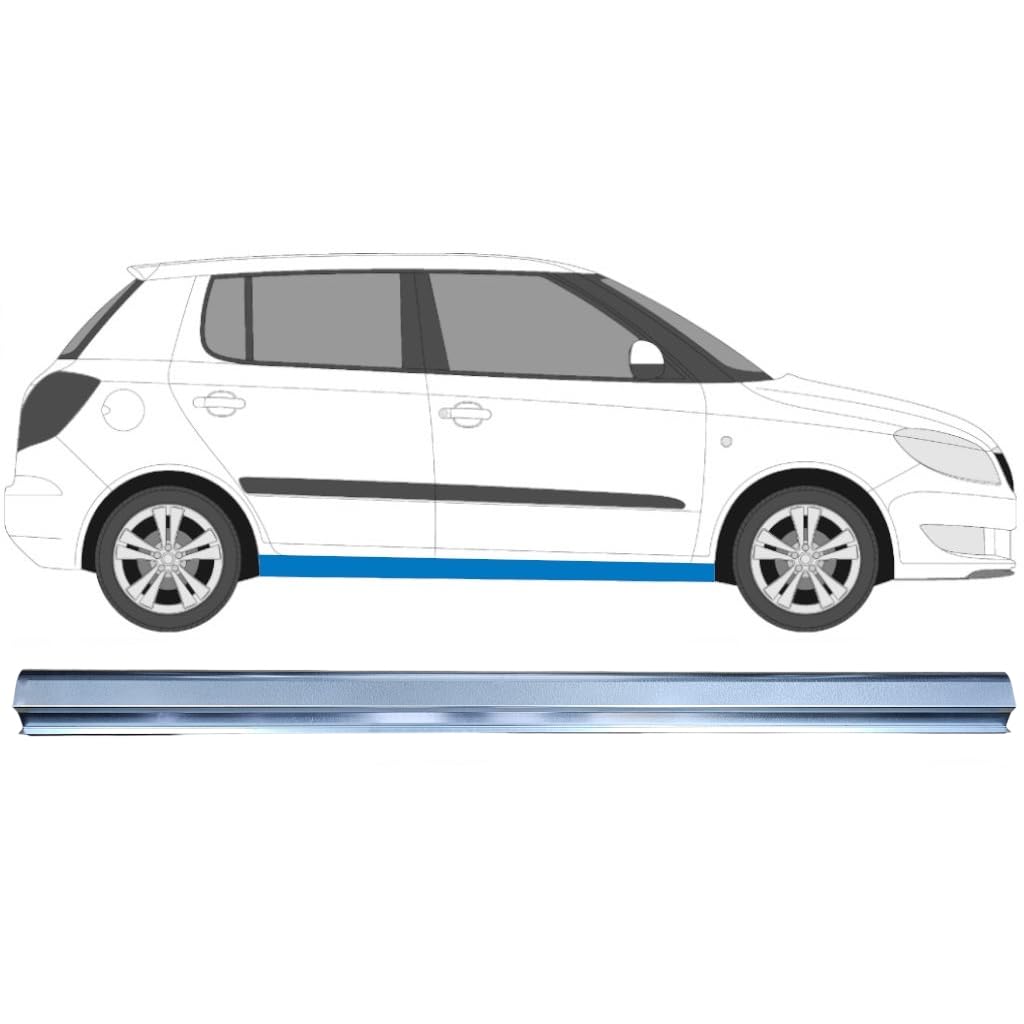 Reparaturblech Schweller für Skoda Fabia II 2007-2015 / Links = Rechts