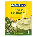 Gallina Blanca · Crema de Espárragos · Sin conservantes · 4 raciones · 70 gramos