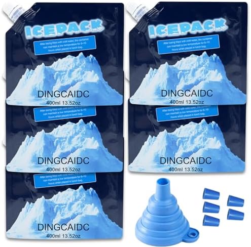 Cooler Ice Packs Reusable Ice Packs for Coolers Long Lasting Freezer ...