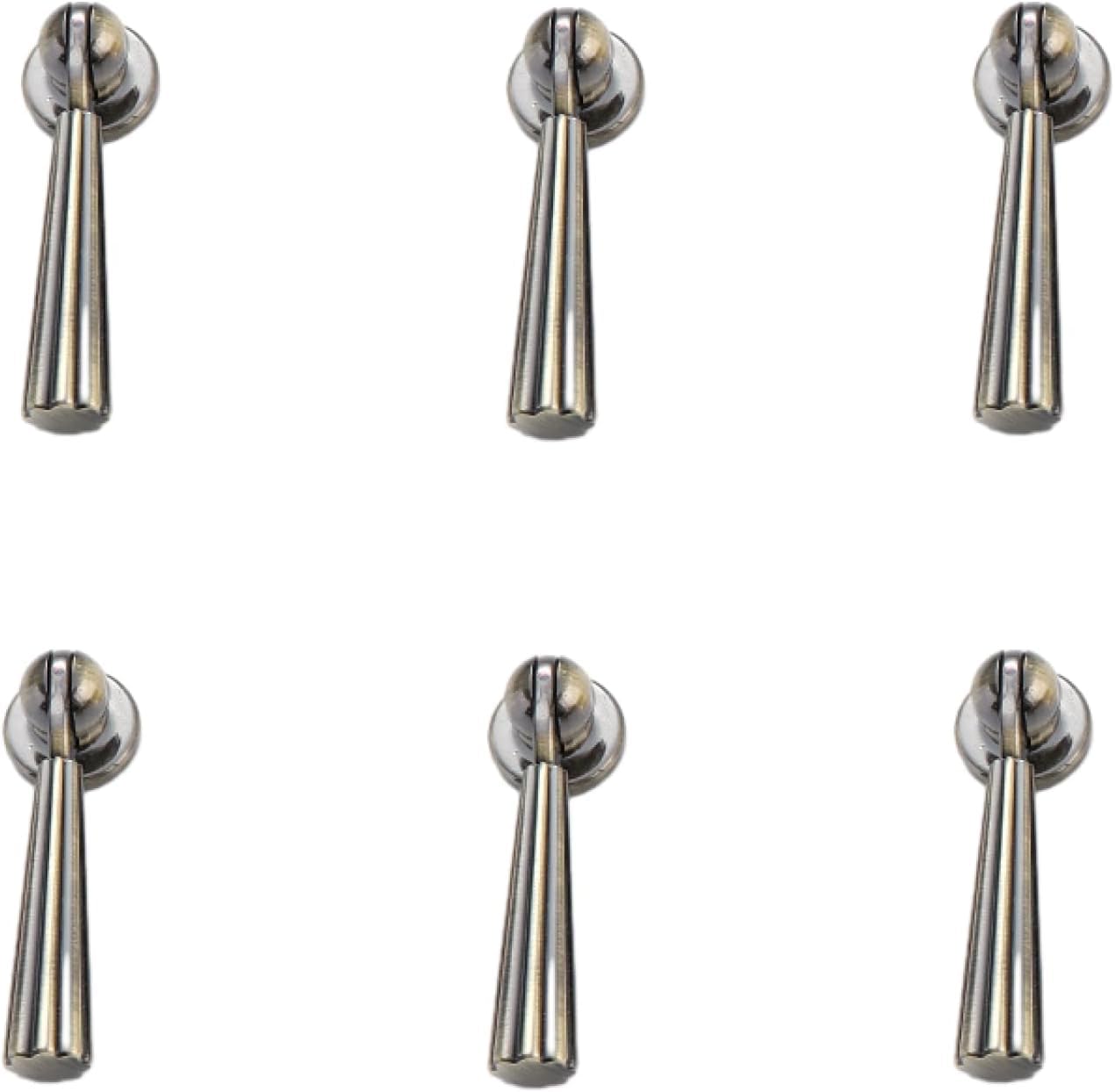 Djgkenvq Qinggu 62*18Mm Drawer Handles, Cabinet Handles,6 Pack Zinc Alloy Wardrobe Knobs(Qinggu 62 * 18Mm)