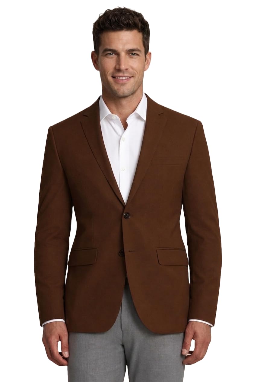 americangolf Men's Formal Blazer | 4 Way Stretchable Lachka Armani-Suiting Fabric | Trending Colors-picture-25