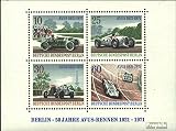 Prophila Collection Berlin (West) Block3 (kompl.Ausgabe) Ersttagssonderstempel gestempelt 1971 AVUS-Rennen (Briefmarken für Sammler) Autos/Straßenverkehr