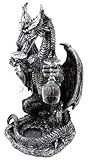 Gothic Medieval Dragon Wine / Liquor Valet Holder