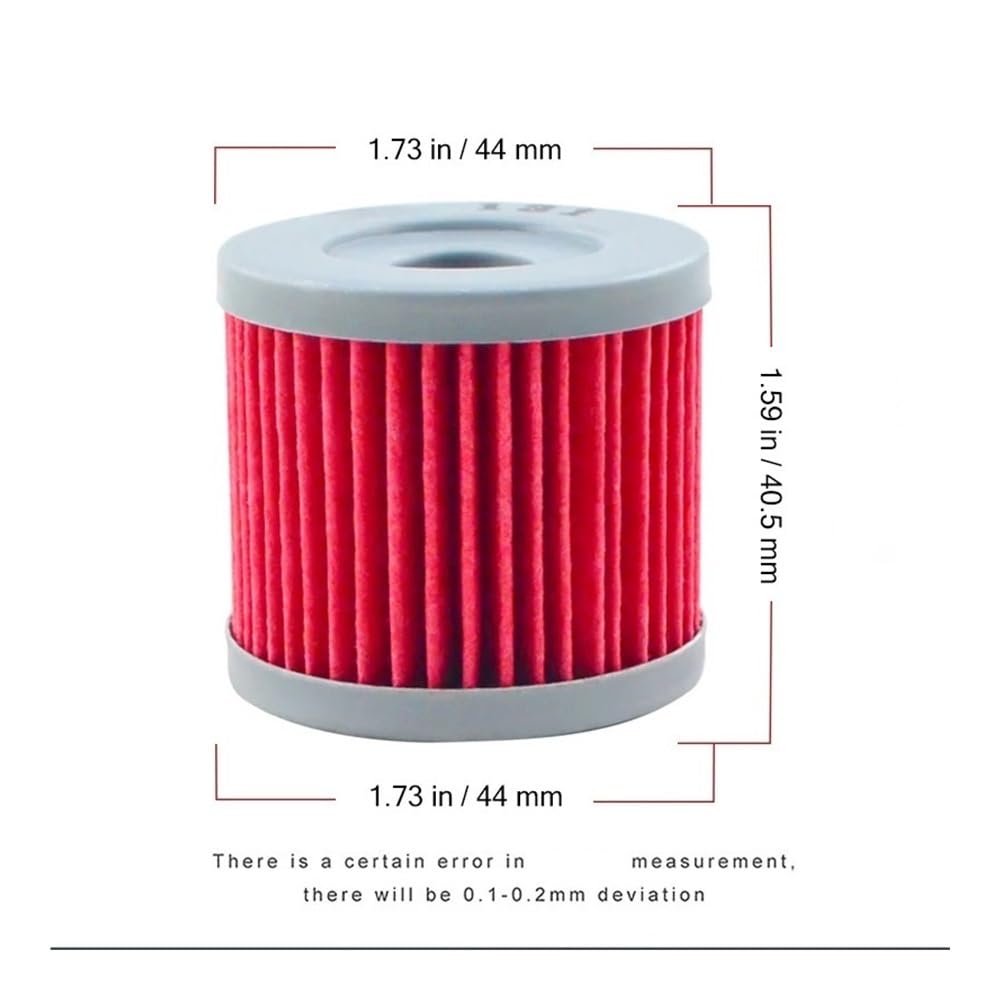 Ölfilter Filter Motorrad-Ölfilter Für AN400 Für AN250 Für AN125 Für AN150 Für Burgman 400 Für DR125 Für DR125S Für DR100 Für GS125 Für GSXS125 Für ALT125(6pcs)