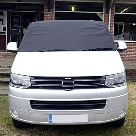 Funda Para Parabrisas VW T5 Transporter - Plateada Opaca Antiheladas, Antinieve Y Polvo Para Todas Las Estaciones