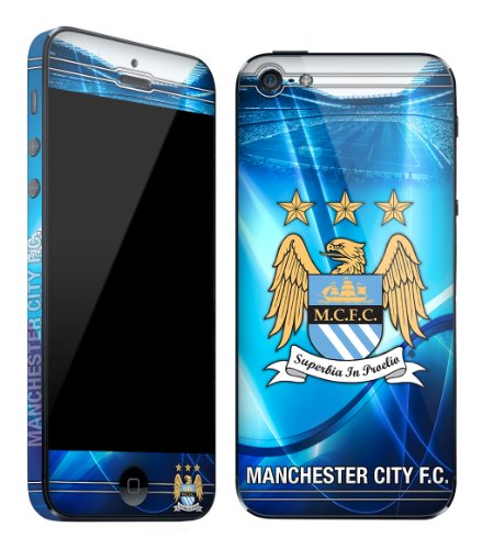 Manchester City F.C.   Skin para iPhone 5 y 5S, color azul