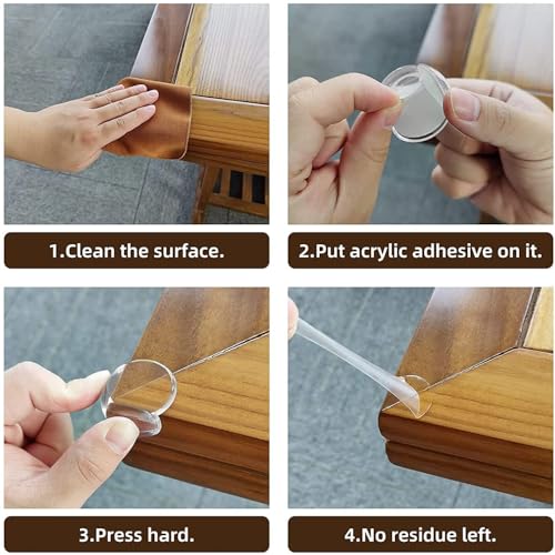 Image of 【15 pcs】 Corner Protector Baby, Corner Protector, Anti-Baby Corner and Edge, Baby proofing-Used for Table Corner Protector, Protect Baby Safe, Transparent