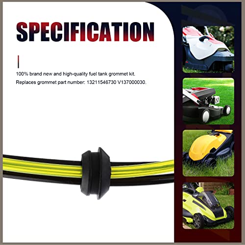 Qazaky Fuel Gas Tank Grommet Kit With Fuel Line Filter Primer Bulb For Echo Blower String Trimmer Pas225 Pe201 Pe310 Ppf210 Hc150 Hc151 Hca266 Shc210 Shc211 Shc212 Srm211 Srm225 Srm230 Srm231 #TOP3