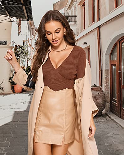 DOBREVA Women's Push Up T-Shirt Bra Underwire Padded Bras Plunge Full Coverage2