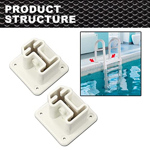 Escalera para piscina CNNELL compatible con flange miniatura 2