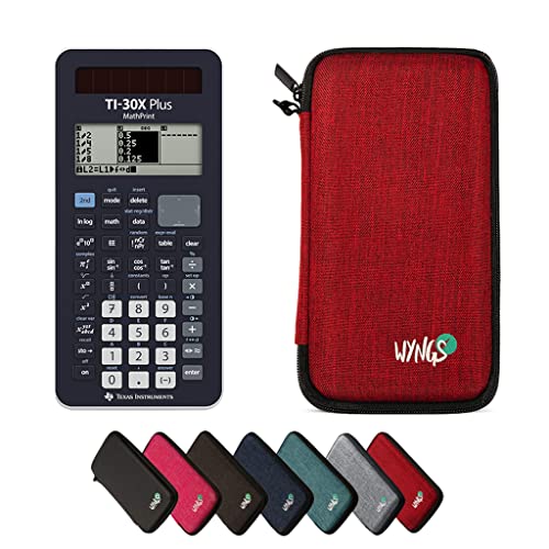 CALCUSO Basic Set Red with Calculator TI-30X Plus Mathprint