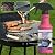 Fast-Acting Heavy-Duty Grill Degreaser Spray, BBQ Grill Cleaner Spray for Outdoor Grills, 120ml/4fl.0z BBQ Degreaser Cleaners Heavy Duty, for Burnt Food & Grease Kitchen Cleaner