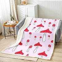 Ciambelle Sherpa Coperta in pile con ciambelle, per divano e divano, colorata, a tema caldo e colorato, resistente alle macchie, decorazione per la stanza del bambino, 76,2 x 101,6 cm