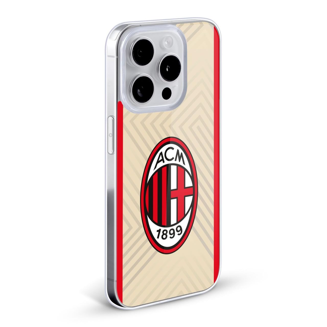 Head Case Designs Licenza Ufficiale AC Milan Away 2021/22 Kit Crest Custodia in Gel [Protezione di Grado Militare] Compatibile con Apple iPhone 15 PRO E Compatibile con MagSafe
