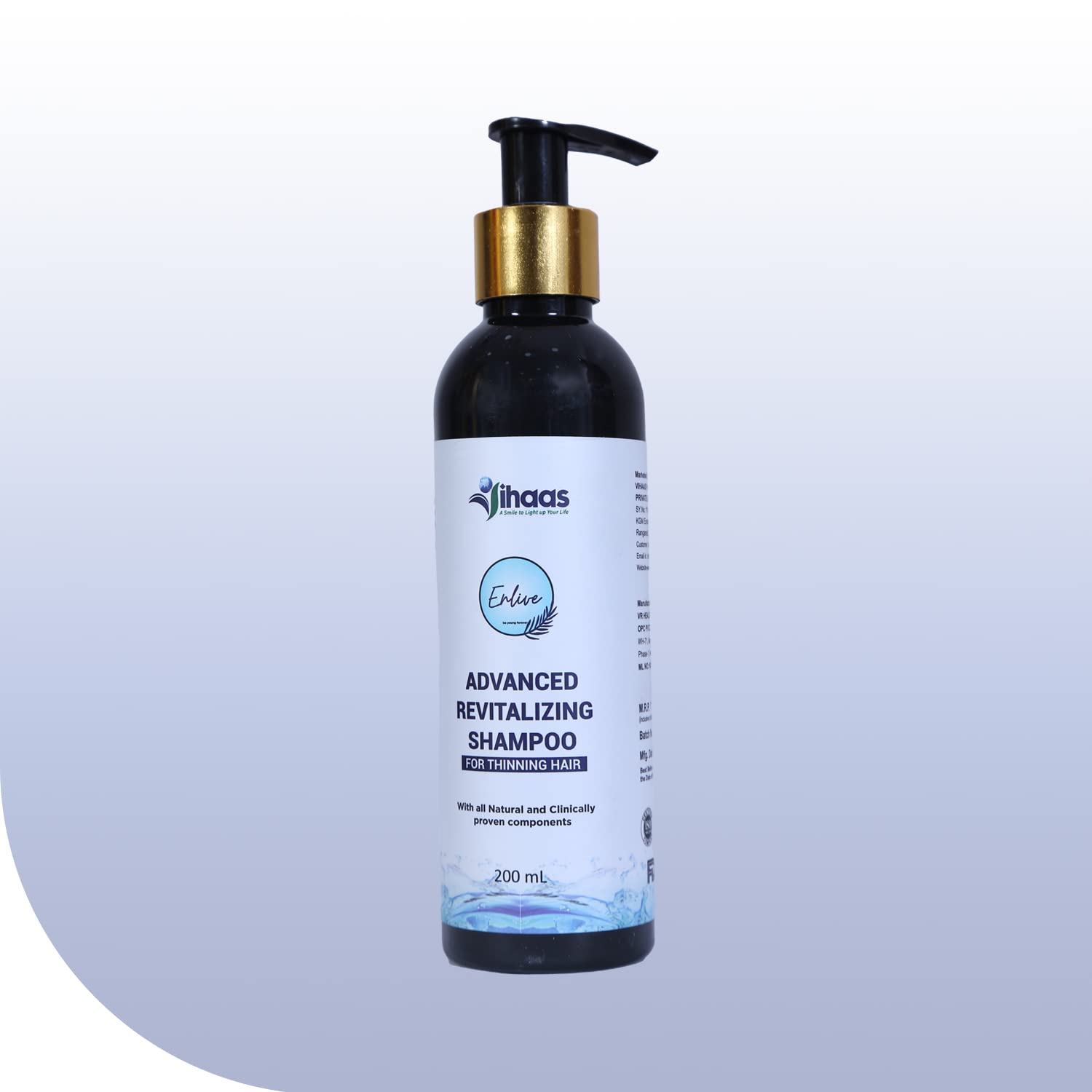 Revitalizing Shampoo | Protection against fiber and fizzy hair, Mild Every Day Use Shampoo | Balances pH | Reduces Hair Fall |200 Ml