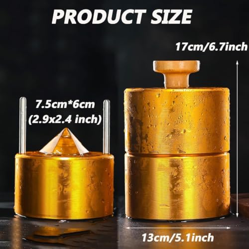 Molde para bolas de hielo transparentes con diseño de aluminio de alta gama 6