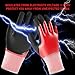 Xin Tester 1000V Electrician Insulated Gloves, High Voltage Resistance Electrical Work Gloves Rubber Non-Slip Texture Waterproof Electrician Tool(Red)