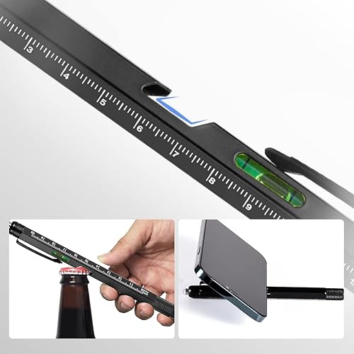 Miniatura 5 de Regalos para papá para el día del padre, Hongred 2 piezas bolígrafo multiherramienta, rellenos de calcetines para regalos de hombres para él