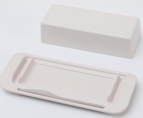 Miniatura 2 de Mantequillera de bambú con tapa y cuchillo, pequeño recipiente para mantequilla para un palo de mantequilla, recipiente para mantequilla para