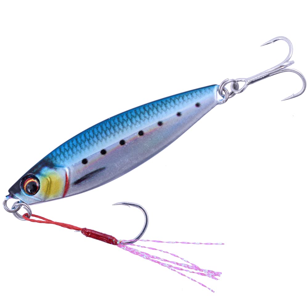 Major Craft Jigpara Micro Metal Jig - 5g, Live Bait Color, UV Coating For Fishing - View #9