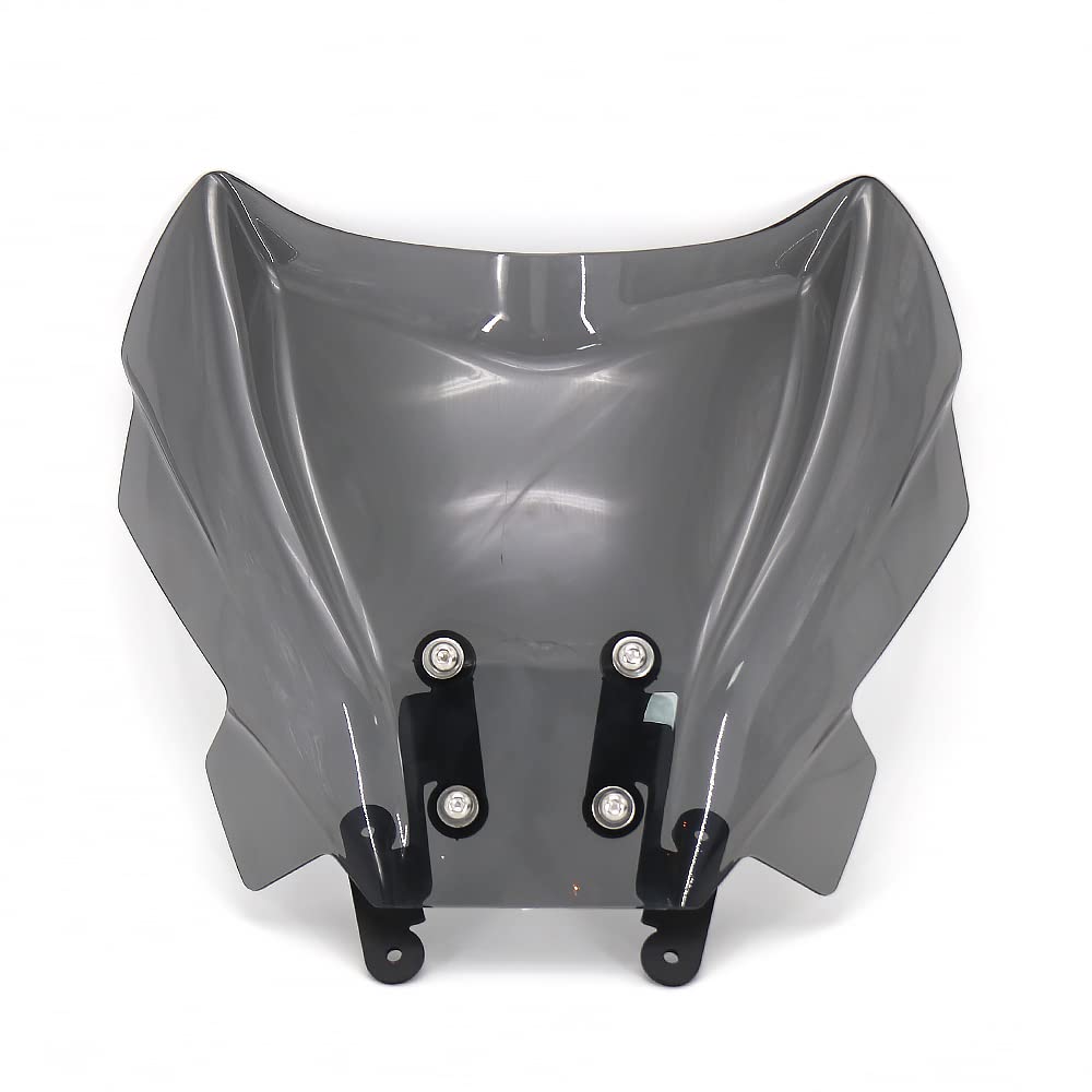 GLoyer motorcycle windshield Motorcycles Accessories Windshield Windscreen Air Wind Deflector Compatible with MT07 MT-07 MT 07 Mt07 2021(Smoky gray)