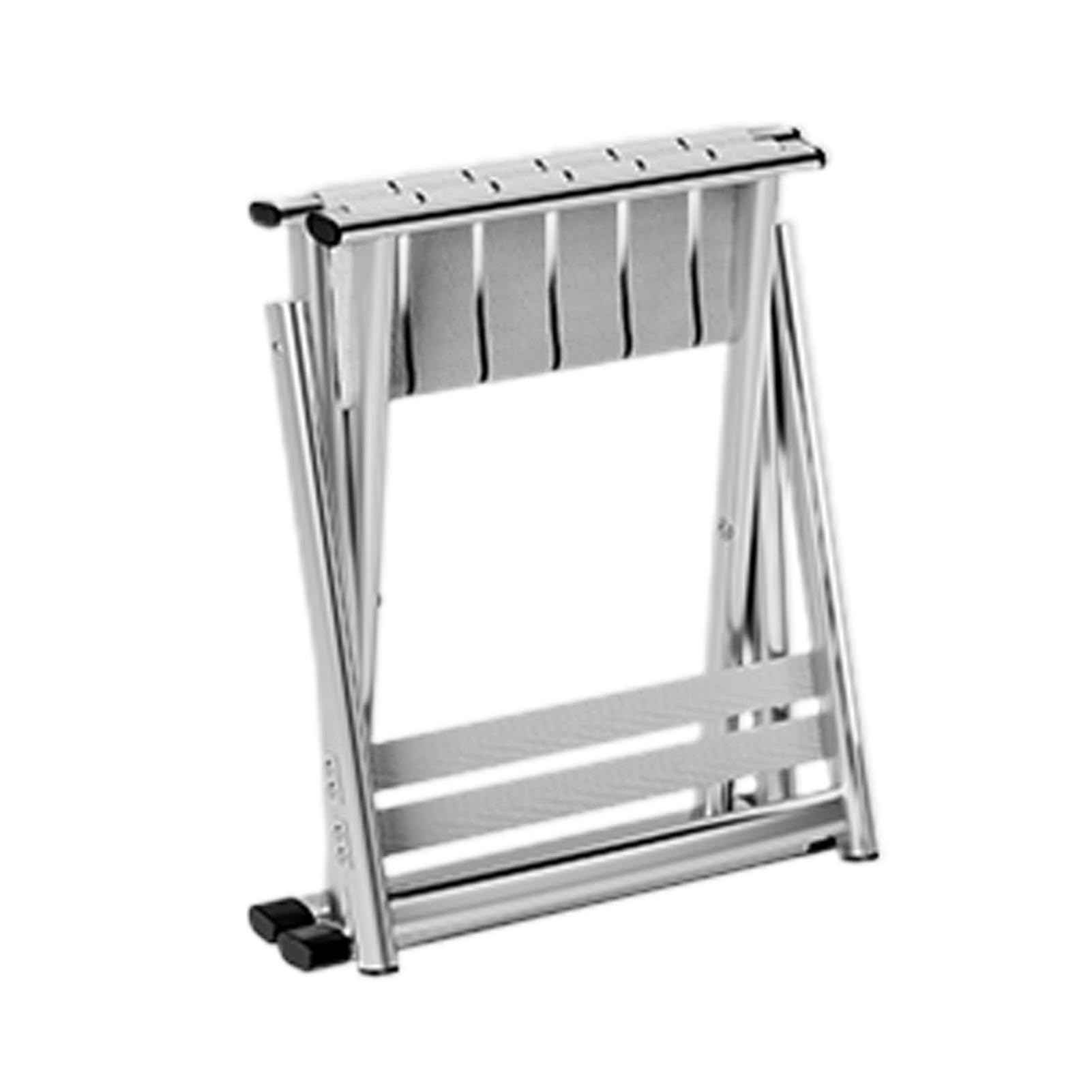 Sgabello da trekking – Sedile da campeggio pieghevole, sgabello da viaggio | Panca pieghevole in metallo portatile da esterno pieghevole per terrazza, sedia da pranzo con telaio in metallo, panca | Panca pieghevole in metallo portatile da esterno pieghevo