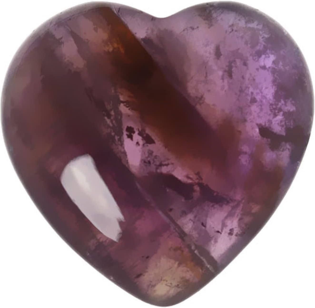 Mini Star Heart Pyramid Pattern Natural Crystal Amethyst Rose Ornament Gemstones Polished Stone Gift Home Decor Natural Stones Household (Color : Heart Aventurine, Size : 8pcs 0.55in)