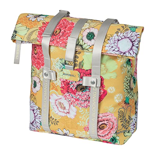 Basil Bloom Field Fahrradshopper, Borsa Portapacchi Donna, Giallo Miele, 15-20 Liter - 2