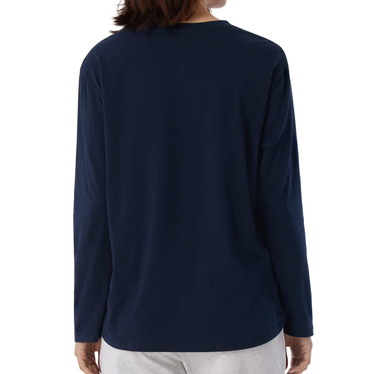 Schiesser Damen Schlafshirt langarm Baumwolle - Mix + Relax