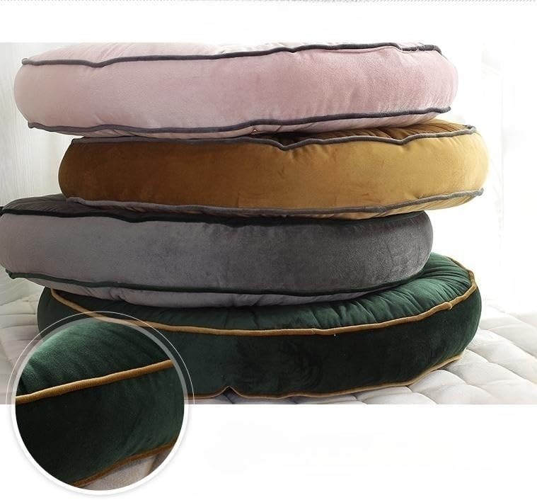 Miniatura 6 de Cojines redondos grandes para adultos, almohadas de suelo de lectura, cojines de meditación con asa para yoga, sala de estar, dormitorio, sofá